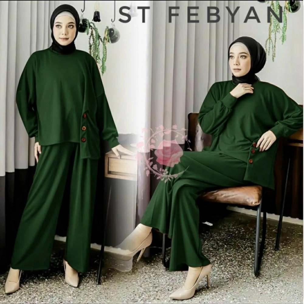 Baju Wanita St Febyan Mb Ijo