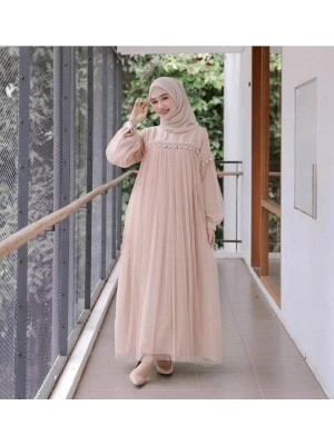Baju Wanita Hj Maxi Nuraini Ra Mocca