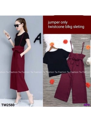 Baju Korea Jumper Liola Hn Red