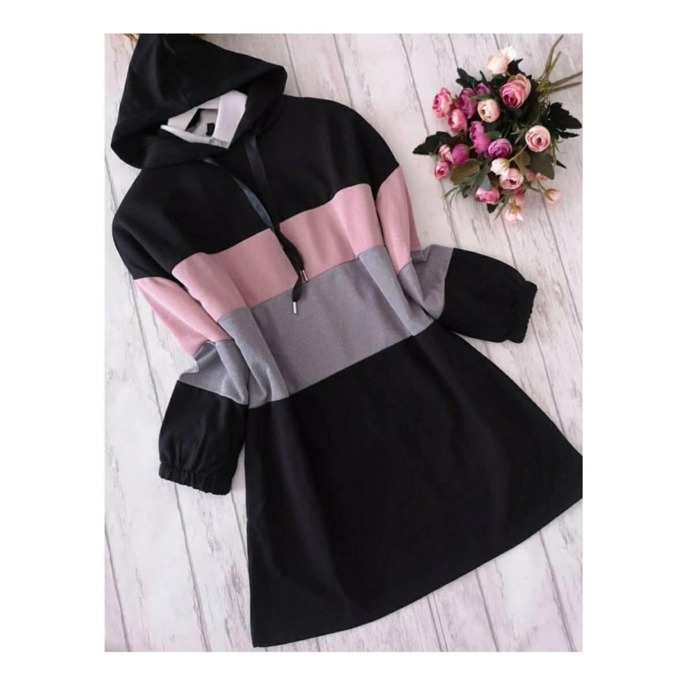 Baju Korea Drs Hoodie Zeenan Go Black Baju Korea Drs Hoodie Zeenan Go Black