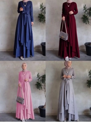 Baju Korea Hj Maxi Nola Ra