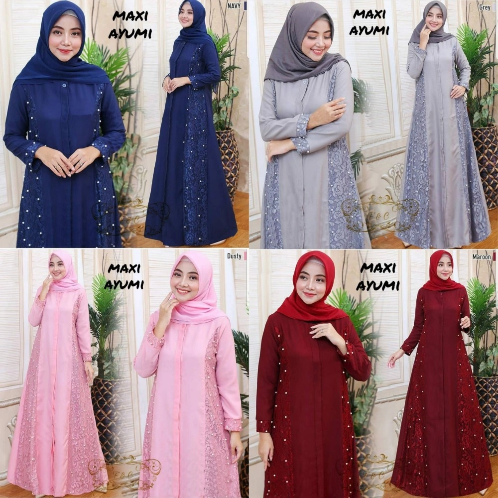 Baju Korea Hj Maxi Ayumi Ff