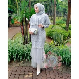 Baju Korea Hj Maxi Kondangan Jk Abu
