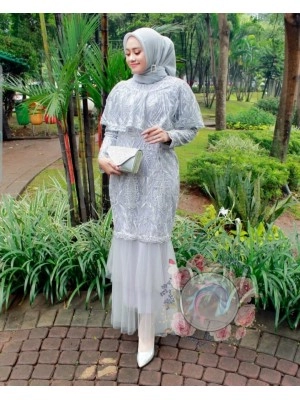 Baju Korea Hj Maxi Kondangan Jk Abu