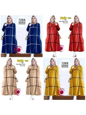 Baju Korea Tunik Dorie Mb Tunik Full