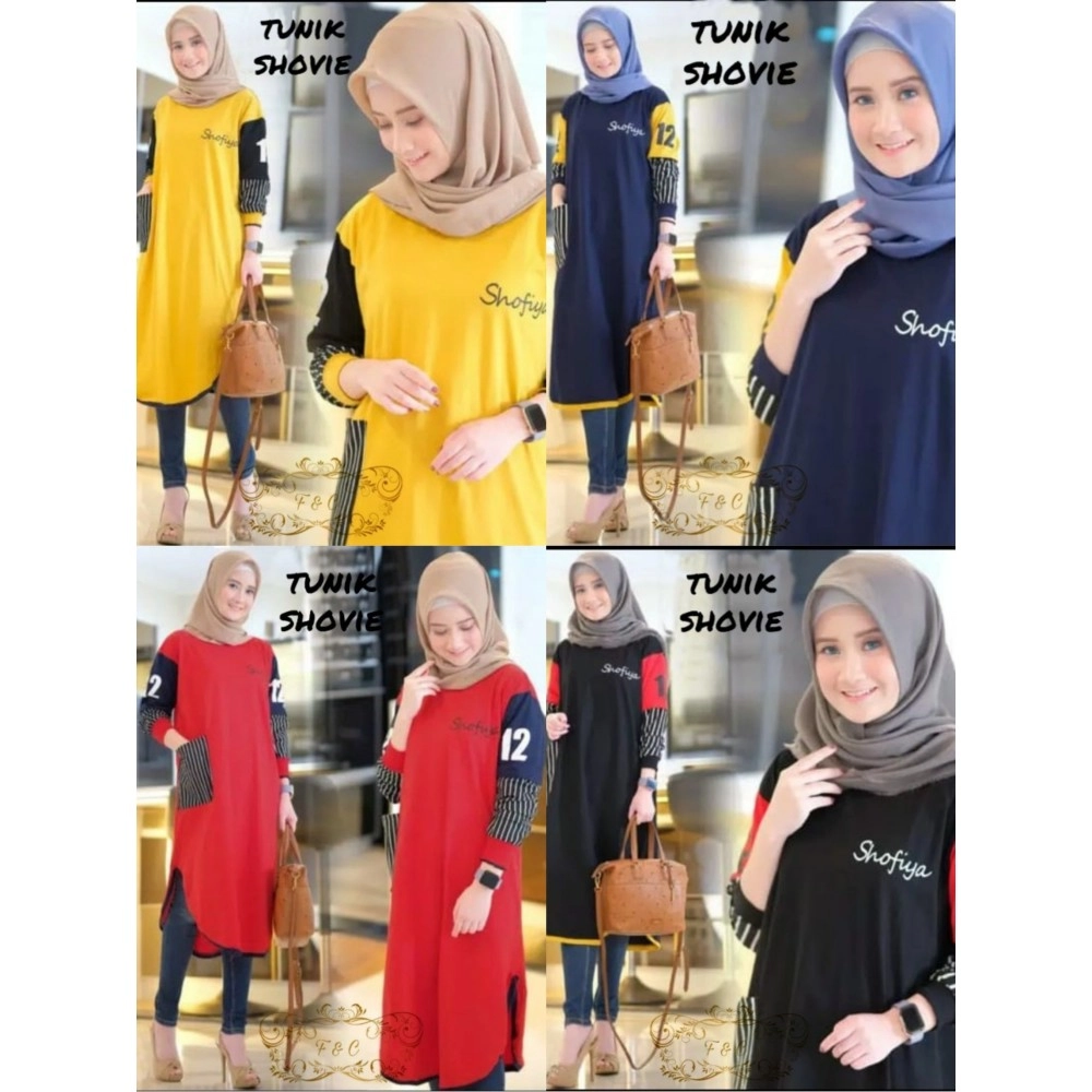 Baju Korea Tunik Shovie Ff