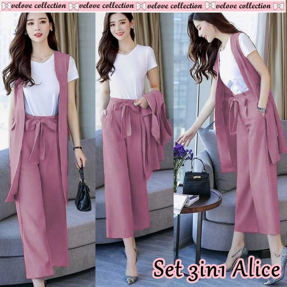 Baju Korea St Alice 3In1 Vl Dusty