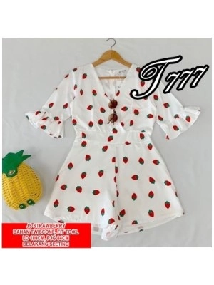 Baju Korea Js Strawberry Ql