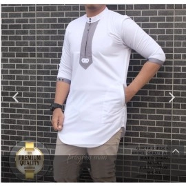 Baju Pria Koko Jimmy Ts Putih