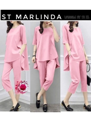 Baju Korea St Marlinda Mb Babypink