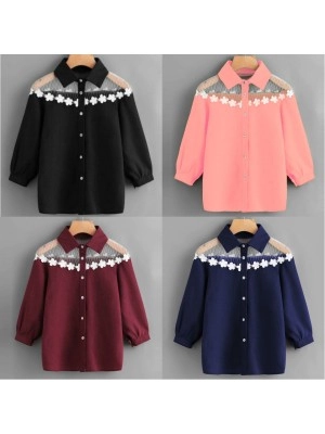 Baju Korea Blouse Renda Fhl