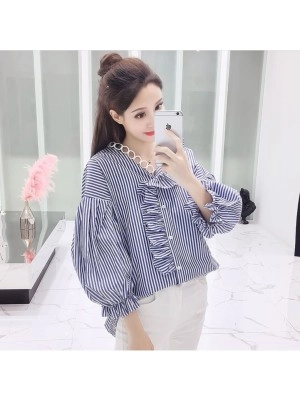 Baju Korea Top Loela Stripe Hn