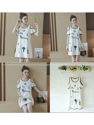 Baju Korea Drs Via Bolong Or Putih