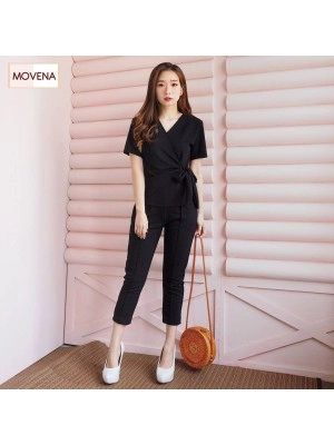 Baju Korea St Grace Scuba Hs Hitam