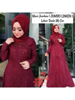 Baju Korea Hj Maxi Jumken Vs Maroon