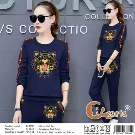 Baju Korea St Mirror Ch Navy