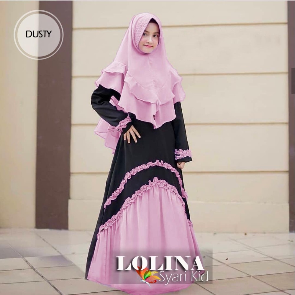 Baju Anak Kd Hj Syari Lolina Jc Dusty Baju Anak Kd Hj Syari Lolina Jc Dusty