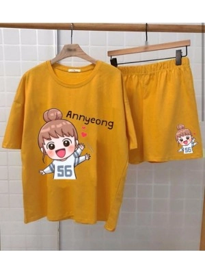 Baju Korea St Annyeong Ch Mustard