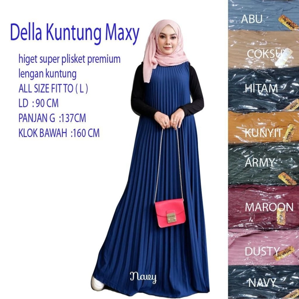 Baju Korea Hj Maxi Della Kuntungro