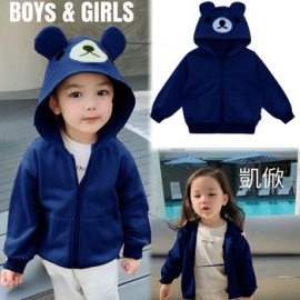 Baju Anak Kd Jkt Bear Sm 01 Navy
