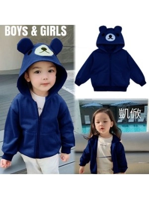 Baju Anak Kd Jkt Bear Sm 01 Navy
