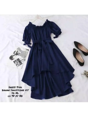 Baju Wanita Drs Siva Ms Navy