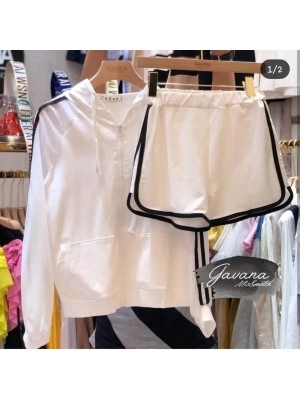 Baju Wanita St Jaket Polia Hs Putih