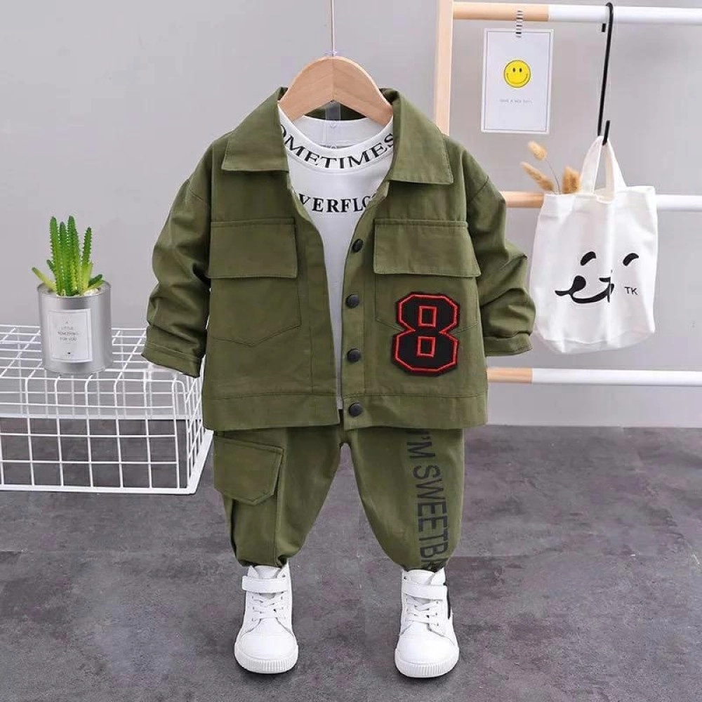 Baju Anak Kd St Eight Ks Army Set 3In1