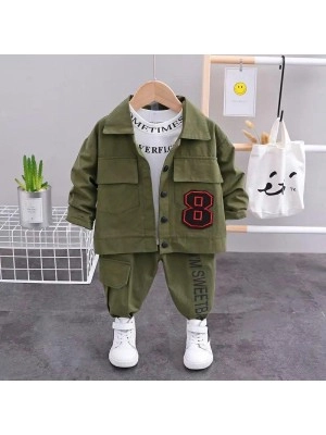 Baju Anak Kd St Eight Ks Army Set 3In1