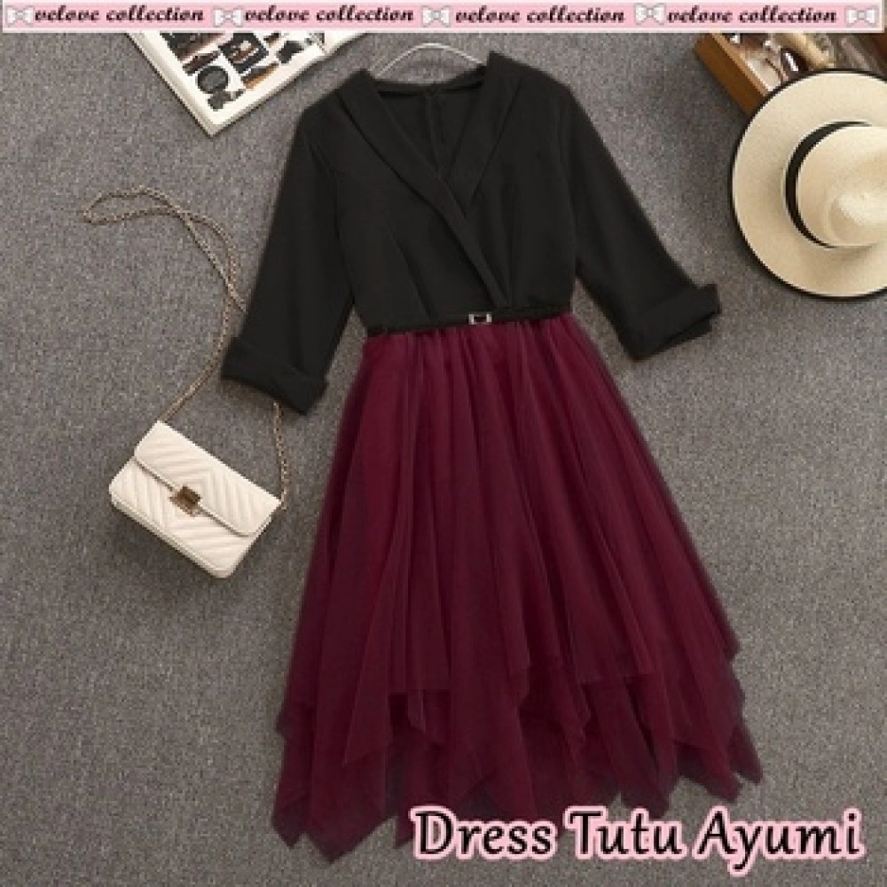 Baju Wanita Drs Tutu Ayumi Vl Hitam