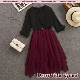 Baju Wanita Drs Tutu Ayumi Vl Hitam