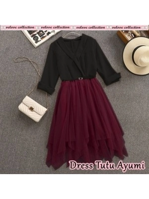 Baju Wanita Drs Tutu Ayumi Vl Hitam