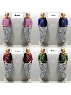 Baju Korea St Oppa Celana Salur Ra