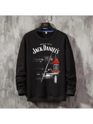 Baju Pria Top Baju Sweater Jack Cs Hitam