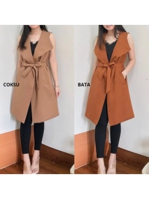 Baju Wanita Blazer Vest Delin Hs