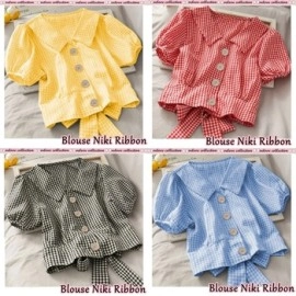 Baju Wanita Blouse Niki Ribbon Vl