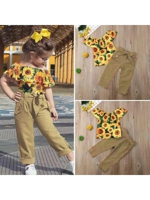 Baju Anak Kd St Sunflower Ks Cream