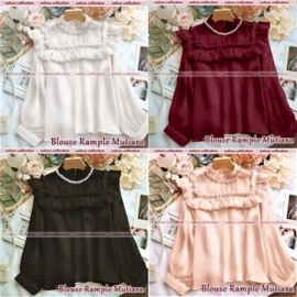 Baju Wanita Blouse Rample Mutiara Vl