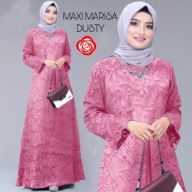 Baju Korea Hj Maxi Marisa Su Dusty