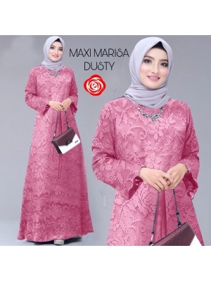 Baju Korea Hj Maxi Marisa Su Dusty