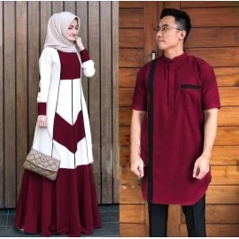 Baju Couple Cp Shiraya Ra Maroon