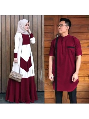 Baju Couple Cp Shiraya Ra Maroon