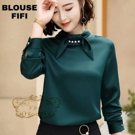 Baju Korea Top Fifi Ff Ijo