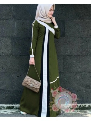 Baju Korea Hj Maxi Morika Jk Army