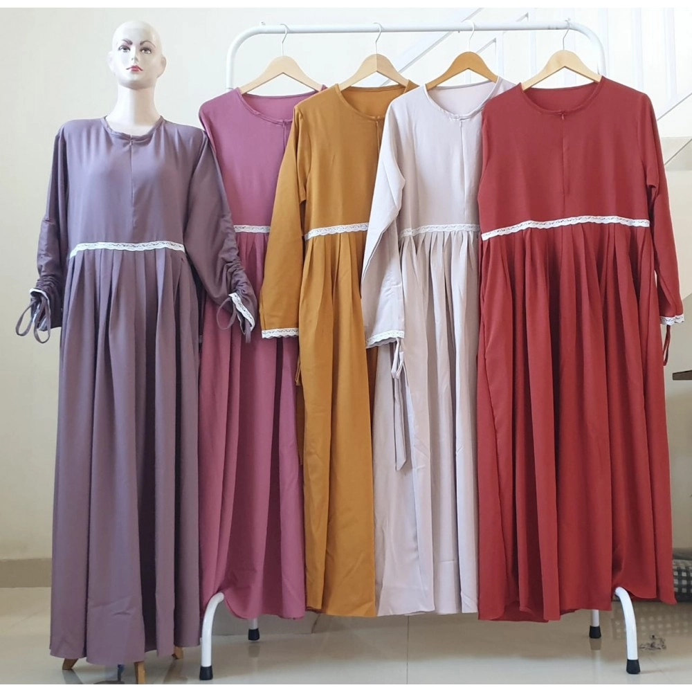 Baju Wanita Gamis Serut Renda Baju Wanita Gamis Serut Renda