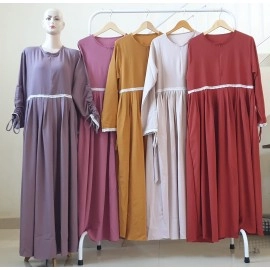 Baju Wanita Gamis Serut Renda