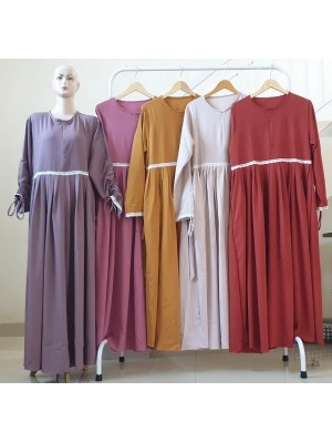 Baju Wanita Gamis Serut Renda