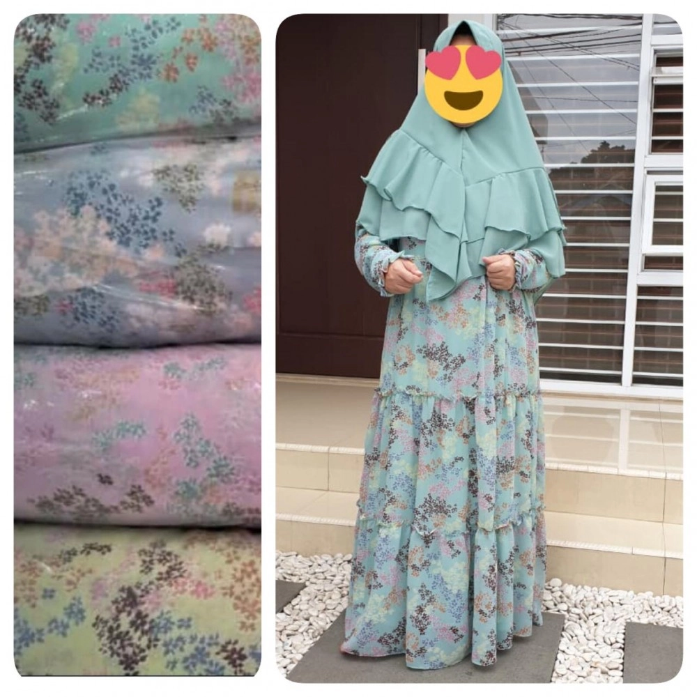 Baju Wanita Gamis Chiffon Faiza Baju Wanita Gamis Chiffon Faiza