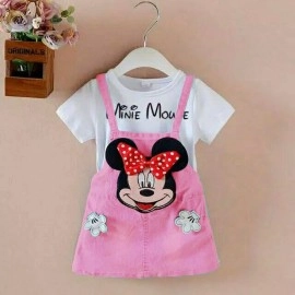 Baju Anak Kd Js Minnie Softhand Sl Pink