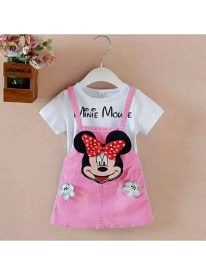 Baju Anak Kd Js Minnie Softhand Sl Pink